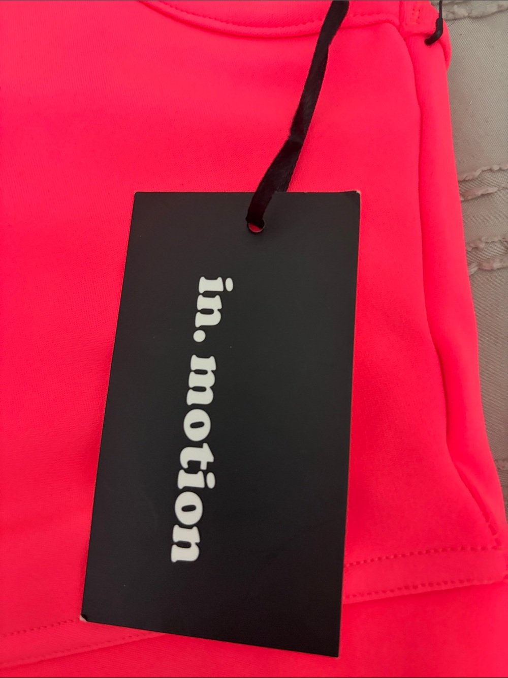 Nike Hot Pink Drip-Logo Racerback Sports Bra - Picture 4 of 6